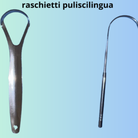 Raschietti puliscilingua cura alitosi e rimozione VSC